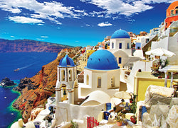 Puzzle: HDR Photography - Oia Santorini Greece (ONLINE ORDER ONLY)
