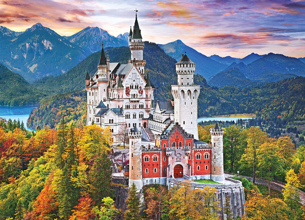 Puzzle: HDR Photography - Neuschwanstein Castle Germany (ONLINE ORDER ONLY)