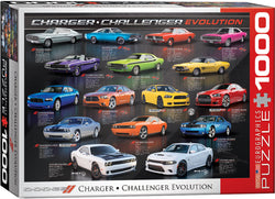Puzzle: Automotive Evolution Charts - Dodge Charger Challenger Evolution (ONLINE ORDER ONLY)
