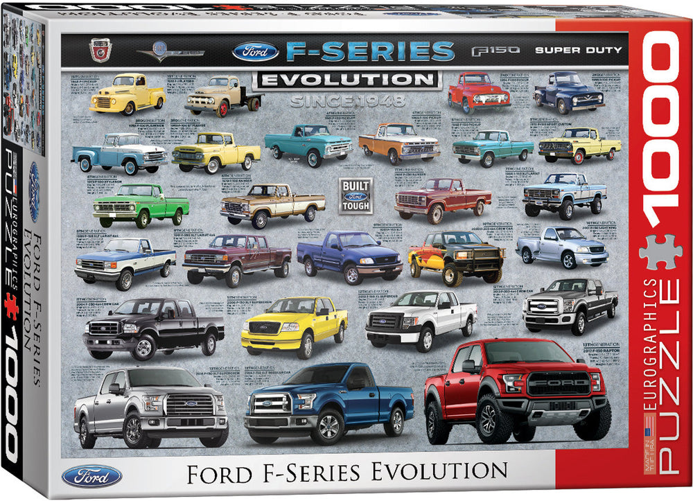 Puzzle: Automotive Evolution Charts - Ford F-Series Evolution (ONLINE ORDER ONLY)
