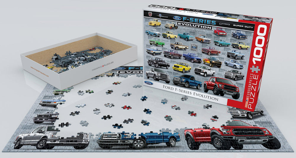 Puzzle: Automotive Evolution Charts - Ford F-Series Evolution (ONLINE ORDER ONLY)