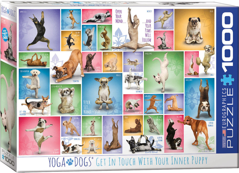 Puzzle: Yoga Dogs & Cats Collection - Yoga Dogs (ONLINE ORDER ONLY)