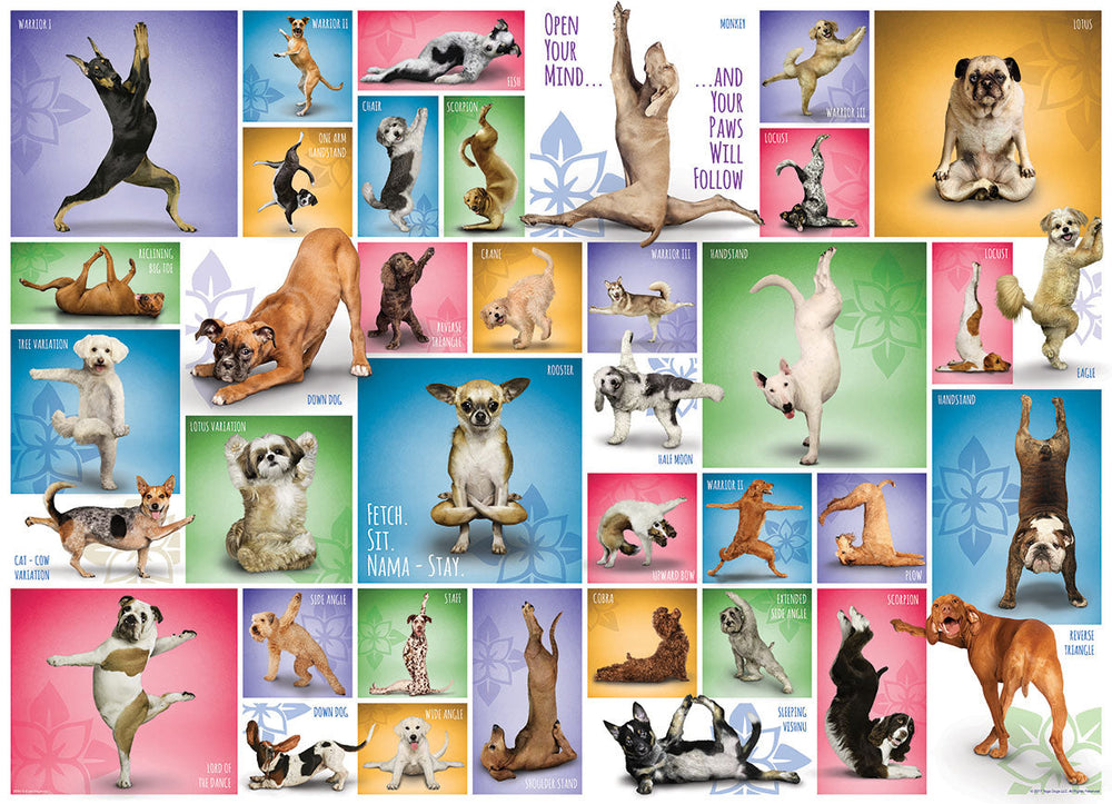 Puzzle: Yoga Dogs & Cats Collection - Yoga Dogs (ONLINE ORDER ONLY)