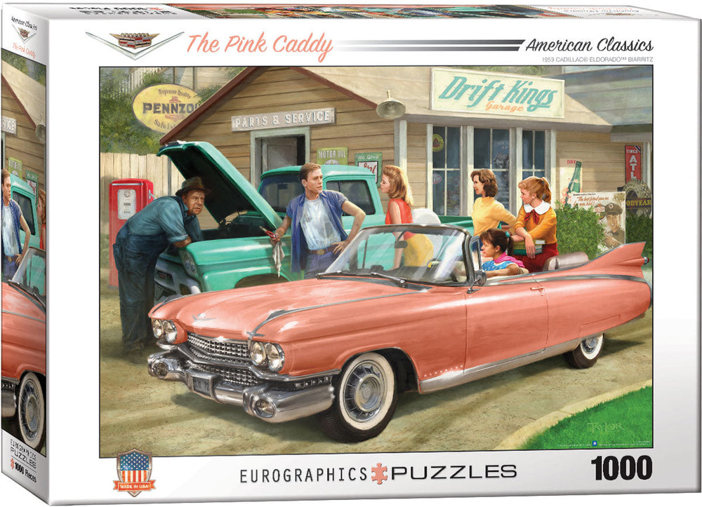 Puzzle: American Car Classics - The Pink Caddy (ONLINE ORDER ONLY)
