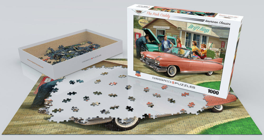 Puzzle: American Car Classics - The Pink Caddy (ONLINE ORDER ONLY)