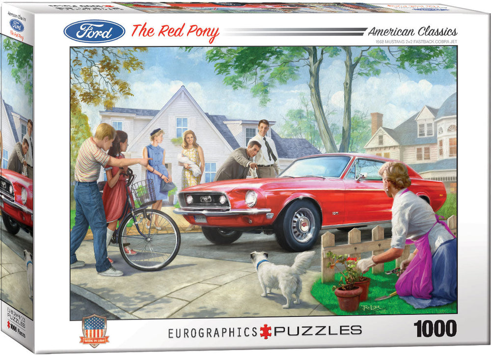 Puzzle: American Car Classics - The Red Pony (ONLINE ORDER ONLY)