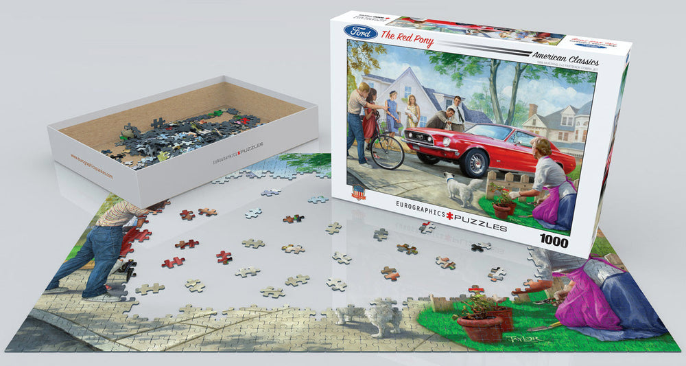Puzzle: American Car Classics - The Red Pony (ONLINE ORDER ONLY)