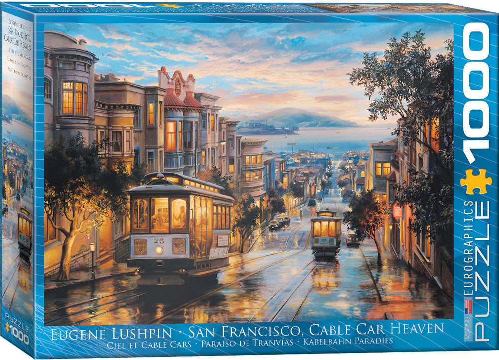 Puzzle: Artist Series - San Francisco Cable Car Heaven by Eugene Lushpin (ONLINE ORDER ONLY)