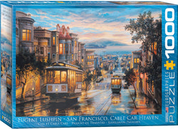 Puzzle: Artist Series - San Francisco Cable Car Heaven by Eugene Lushpin (ONLINE ORDER ONLY)