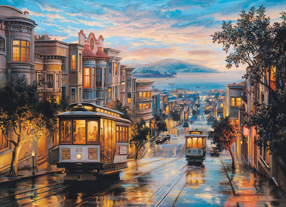 Puzzle: Artist Series - San Francisco Cable Car Heaven by Eugene Lushpin (ONLINE ORDER ONLY)