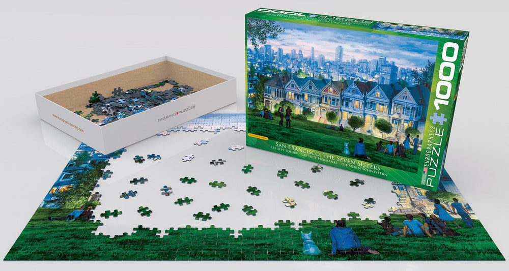 Puzzle: Artist Series - San Francisco The Seven Sisters by Eugene Lushpin (ONLINE ORDER ONLY)