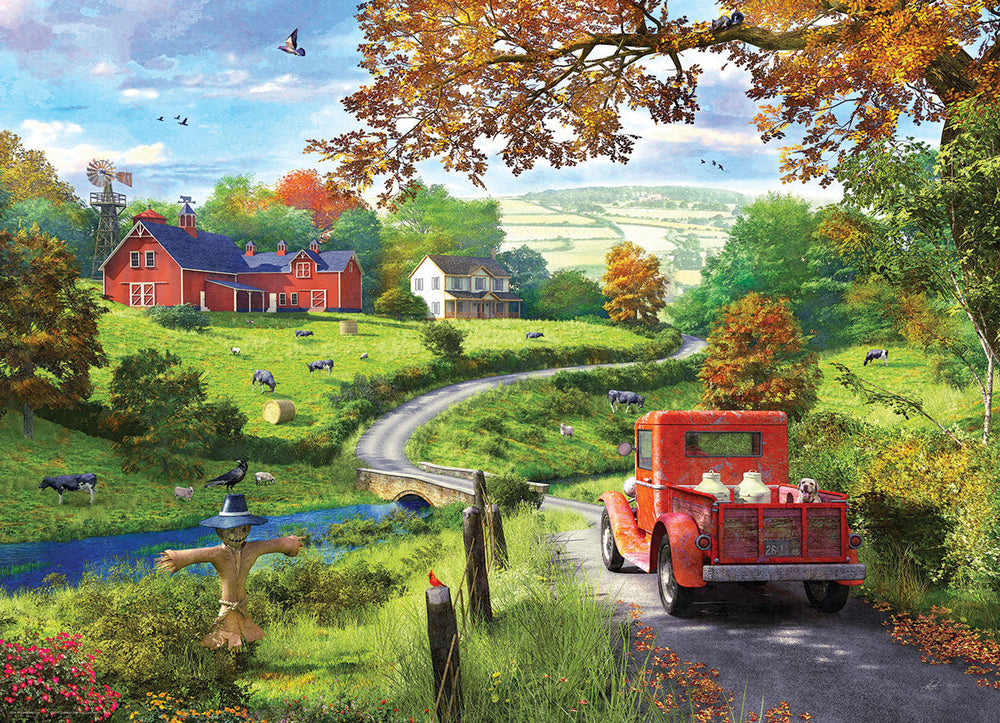 Puzzle: Vibrant Scenery Collection - The Country Drive by Dominic Davison (ONLINE ORDER ONLY)