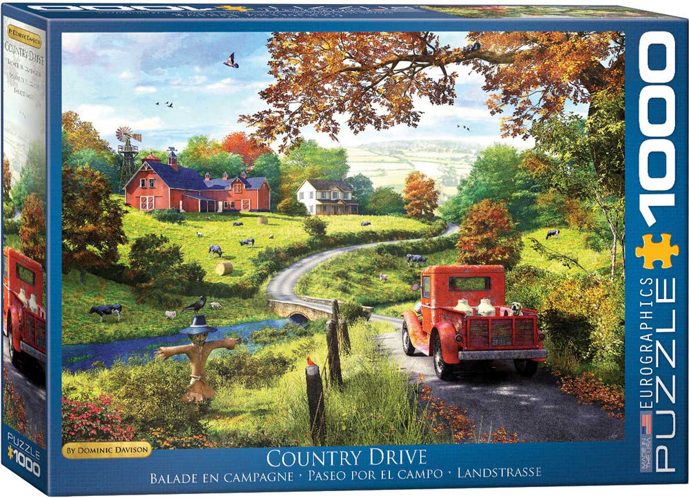 Puzzle: Vibrant Scenery Collection - The Country Drive by Dominic Davison (ONLINE ORDER ONLY)