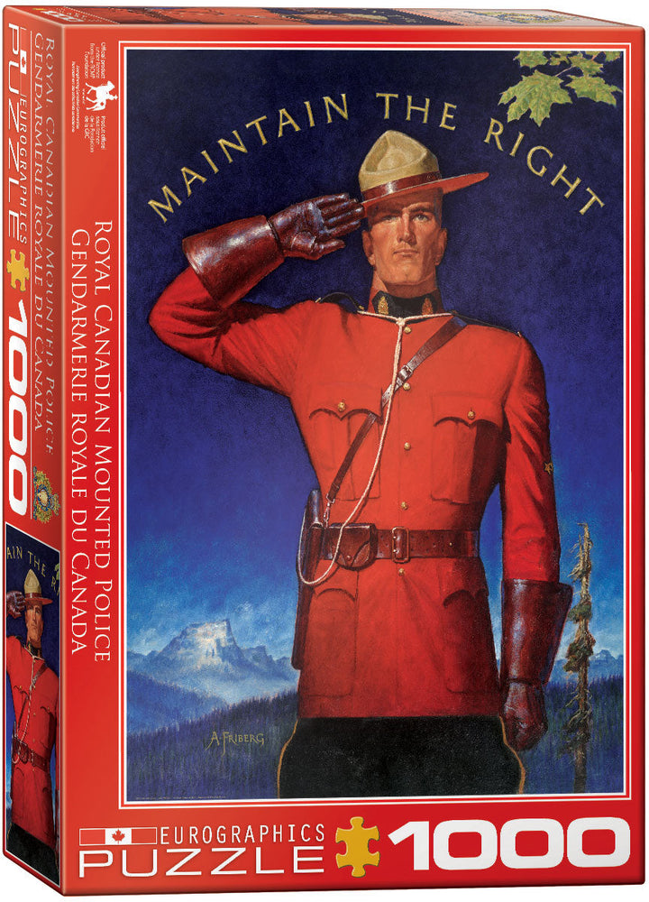 Puzzle: Canadian Vintage Art - RCMP Maintain the Right (ONLINE ORDER ONLY)