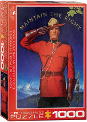 Puzzle: Canadian Vintage Art - RCMP Maintain the Right (ONLINE ORDER ONLY)