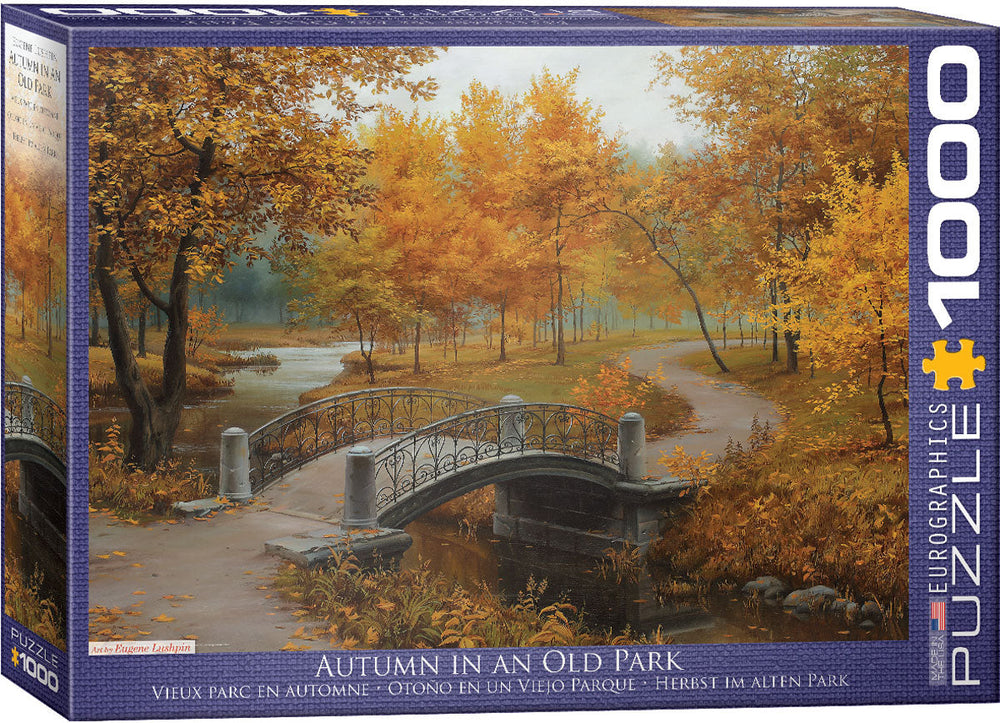 Puzzle: Artist Series - Autumn in an Old Park by Eugene Lushpin (ONLINE ORDER ONLY)