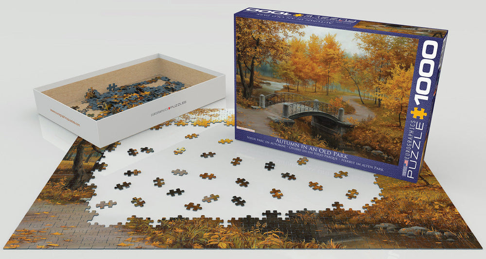 Puzzle: Artist Series - Autumn in an Old Park by Eugene Lushpin (ONLINE ORDER ONLY)