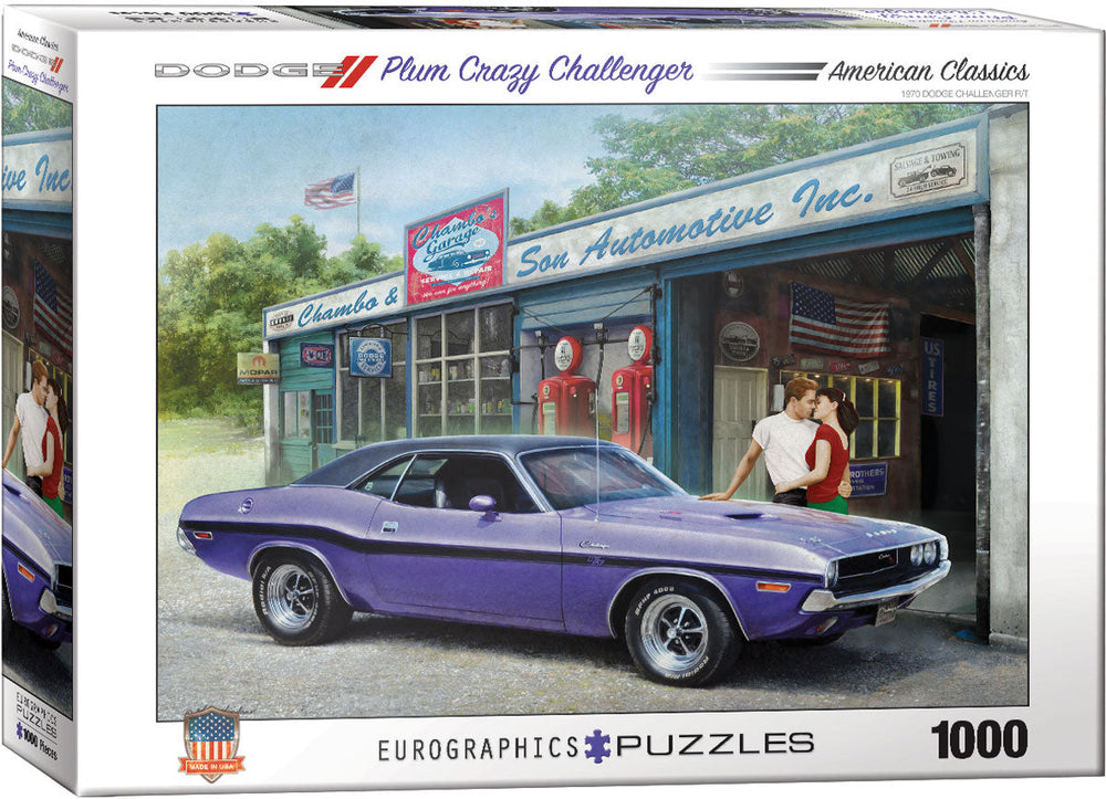 Puzzle: American Car Classics - Plum Crazy Challenger (ONLINE ORDER ONLY)