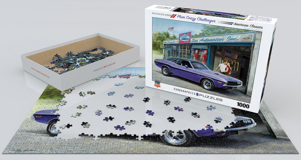 Puzzle: American Car Classics - Plum Crazy Challenger (ONLINE ORDER ONLY)