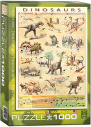 Puzzle: Natural History Charts - Dinosaurs (ONLINE ORDER ONLY)