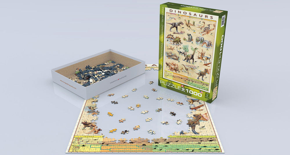 Puzzle: Natural History Charts - Dinosaurs (ONLINE ORDER ONLY)