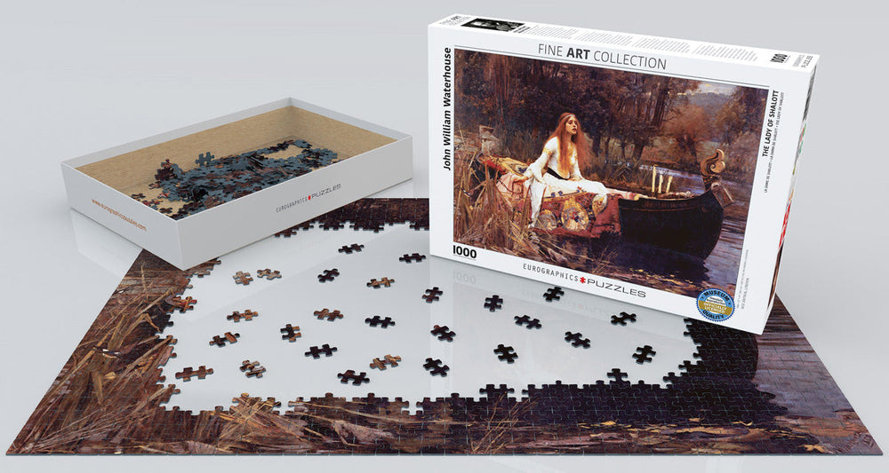 Puzzle: Fine Art Masterpieces - The Lady of Shalott by John William Waterhouse (ONLINE ORDER ONLY)