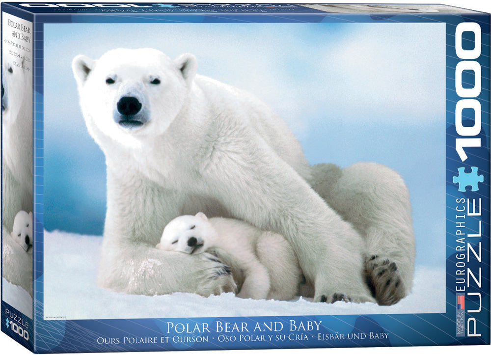 Puzzle: Animal Life Photography - Polar Bear & Baby (ONLINE ORDER ONLY)
