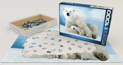 Puzzle: Animal Life Photography - Polar Bear & Baby (ONLINE ORDER ONLY)