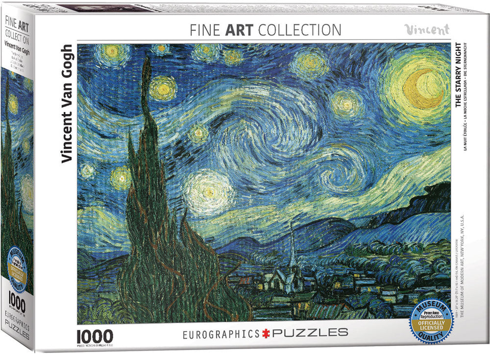 Puzzle: Fine Art Masterpieces - Starry Night (ONLINE ORDER ONLY)