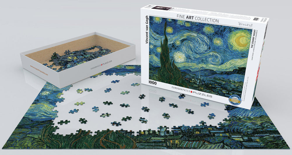 Puzzle: Fine Art Masterpieces - Starry Night (ONLINE ORDER ONLY)