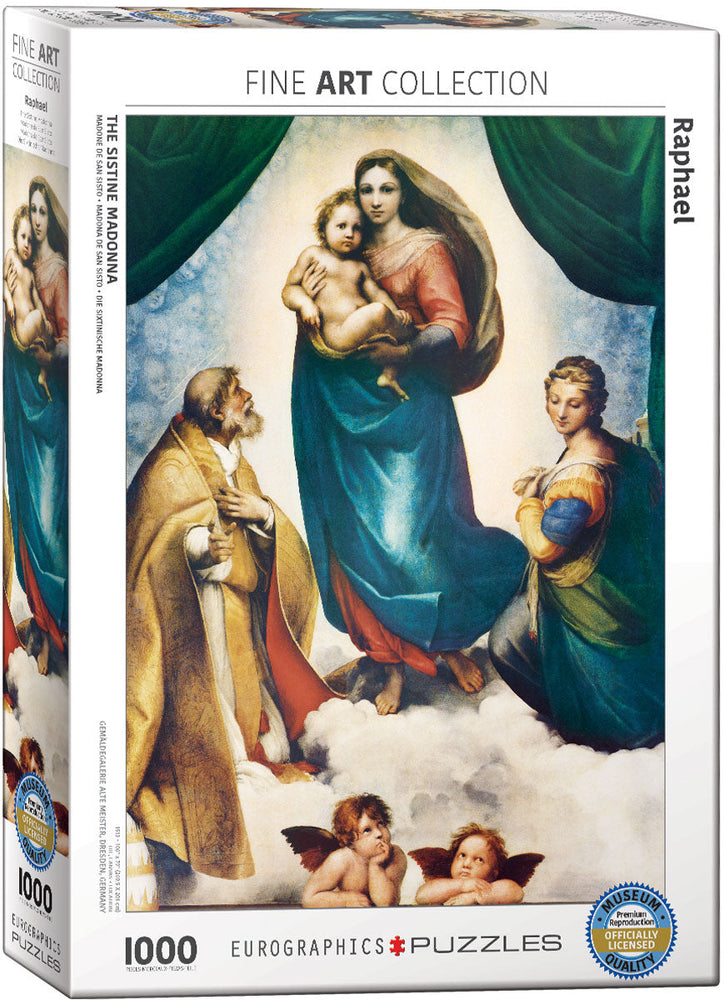 Puzzle: Fine Art Masterpieces - Sistine Madonna (Detail) by Raphael (ONLINE ORDER ONLY)