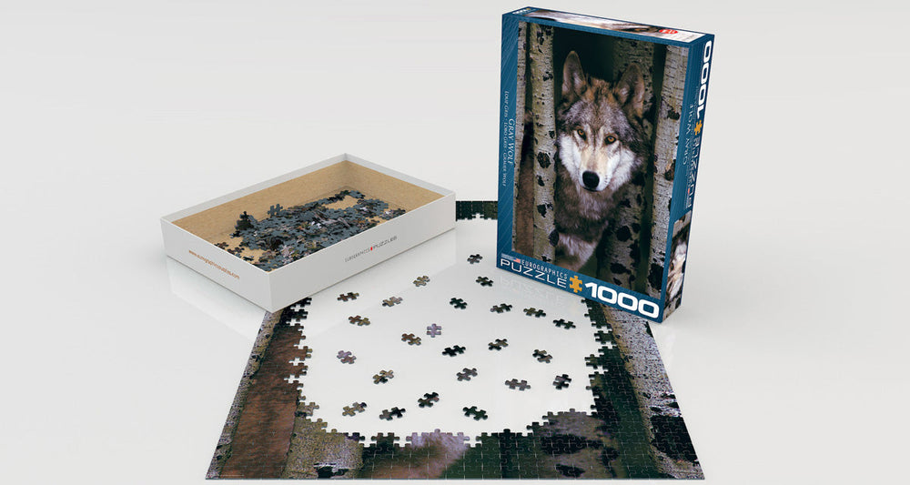 Puzzle: Animal Life Photography - Gray Wolf (ONLINE ORDER ONLY)