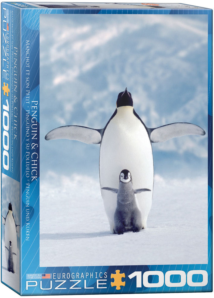 Puzzle: Animal Life Photography - Penguin & Chick (ONLINE ORDER ONLY)