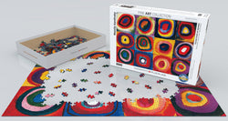 Puzzle: Fine Art Masterpieces - Colour Study of Squares by Wassily Kandinsky (ONLINE ORDER ONLY)