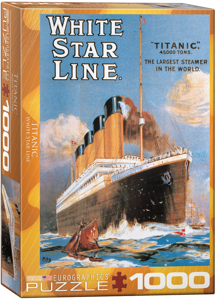 Puzzle: Titanic White Star Line (ONLINE ORDER ONLY)