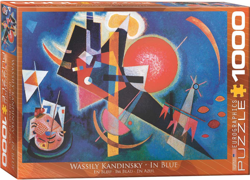 Puzzle: Fine Art Masterpieces - In Blue by Wassily Kandinsky (ONLINE ORDER ONLY)