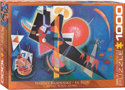 Puzzle: Fine Art Masterpieces - In Blue by Wassily Kandinsky (ONLINE ORDER ONLY)