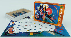 Puzzle: Fine Art Masterpieces - In Blue by Wassily Kandinsky (ONLINE ORDER ONLY)