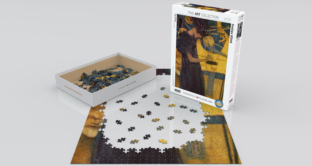 Puzzle: Fine Art Masterpieces - The Music by Gustav Klimt (ONLINE ORDER ONLY)