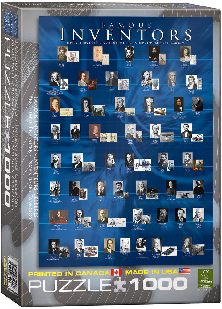 Puzzle: History & General Interest - Famous Inventors (ONLINE ORDER ONLY)