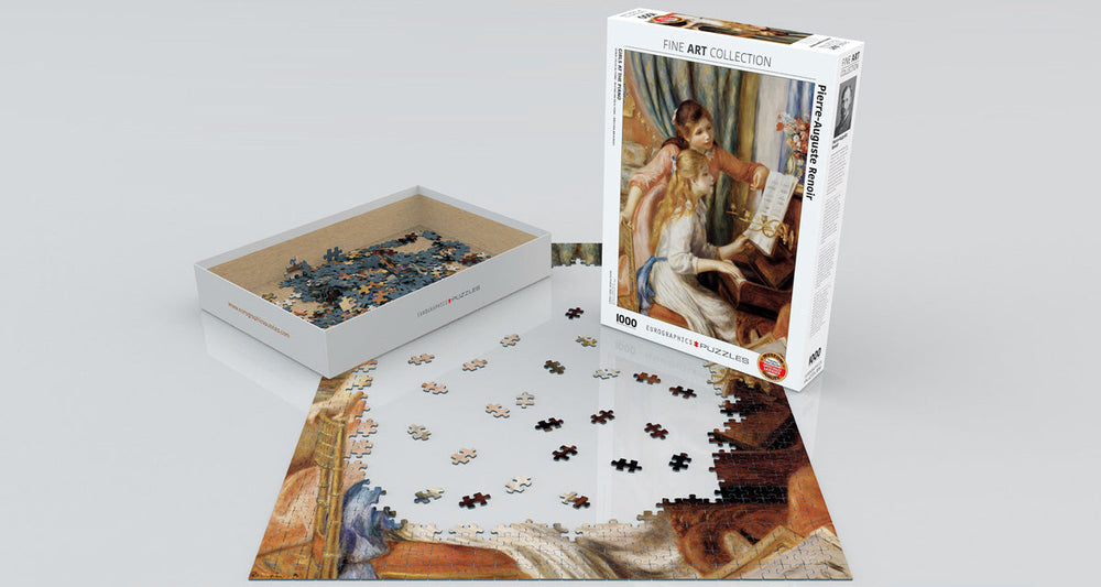 Puzzle: Fine Art Masterpieces - Girls at the Piano by Pierre-Auguste Renoir (ONLINE ORDER ONLY)