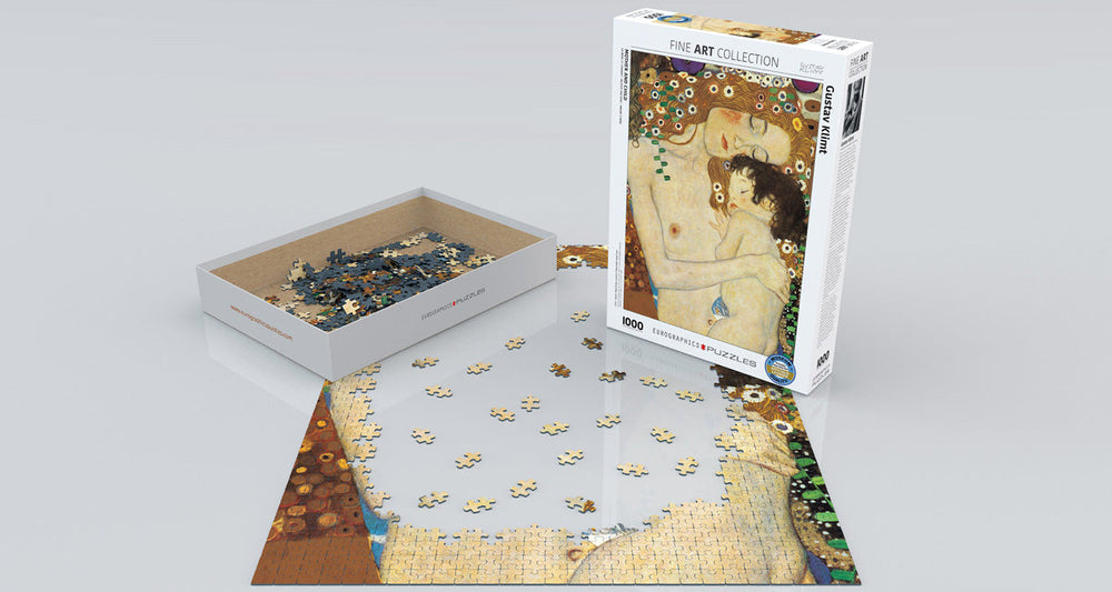 Puzzle: Fine Art Masterpieces - Mother and Child (Detail) by Gustav Klimt (ONLINE ORDER ONLY)