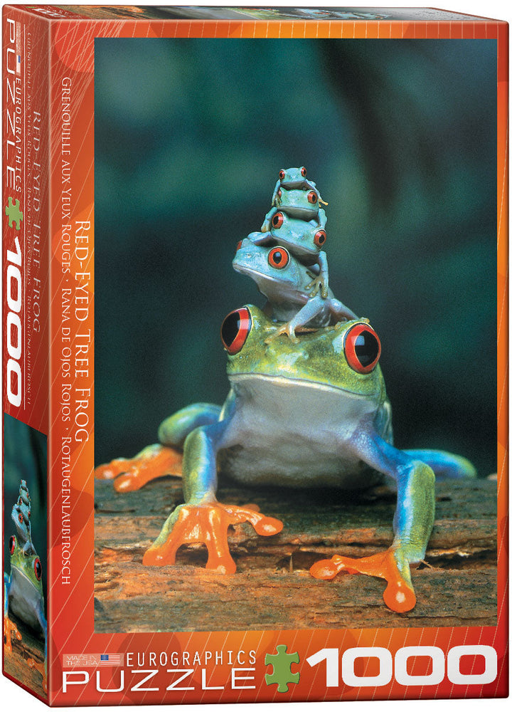 Puzzle: Animal Life Photography - Red-Eyed Tree Frog (ONLINE ORDER ONLY)
