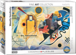 Puzzle: Fine Art Masterpieces - Yellow Red Blue by Wassily Kandinsky (ONLINE ORDER ONLY)