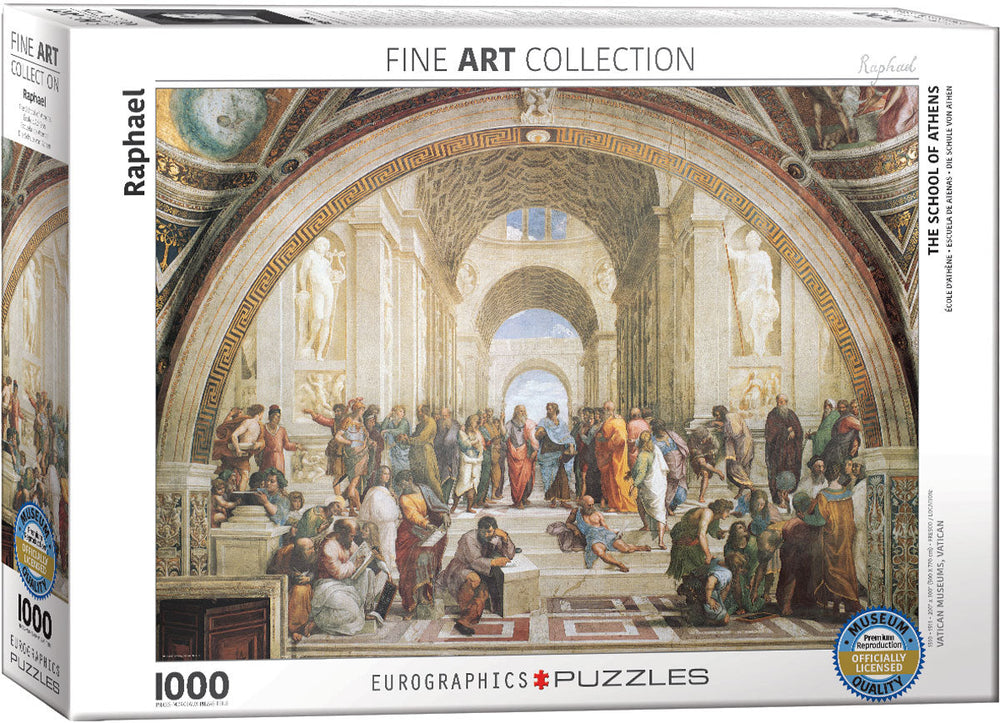 Puzzle: Fine Art Masterpieces - School of Atens by Raphael (ONLINE ORDER ONLY)
