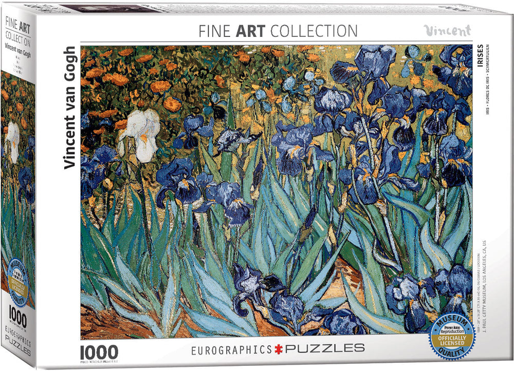 Puzzle: Fine Art Masterpieces - Irises by Vincent van Gogh (ONLINE ORDER ONLY)