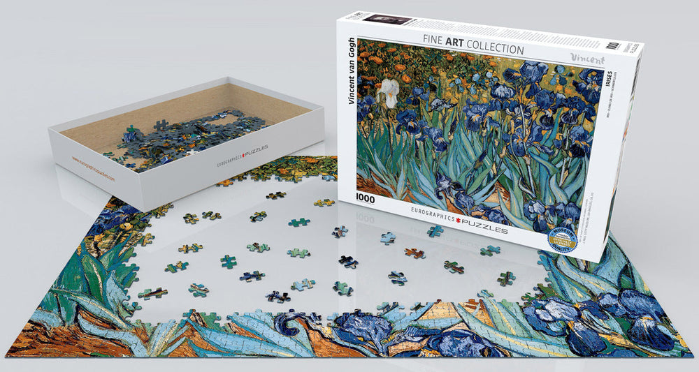 Puzzle: Fine Art Masterpieces - Irises by Vincent van Gogh (ONLINE ORDER ONLY)