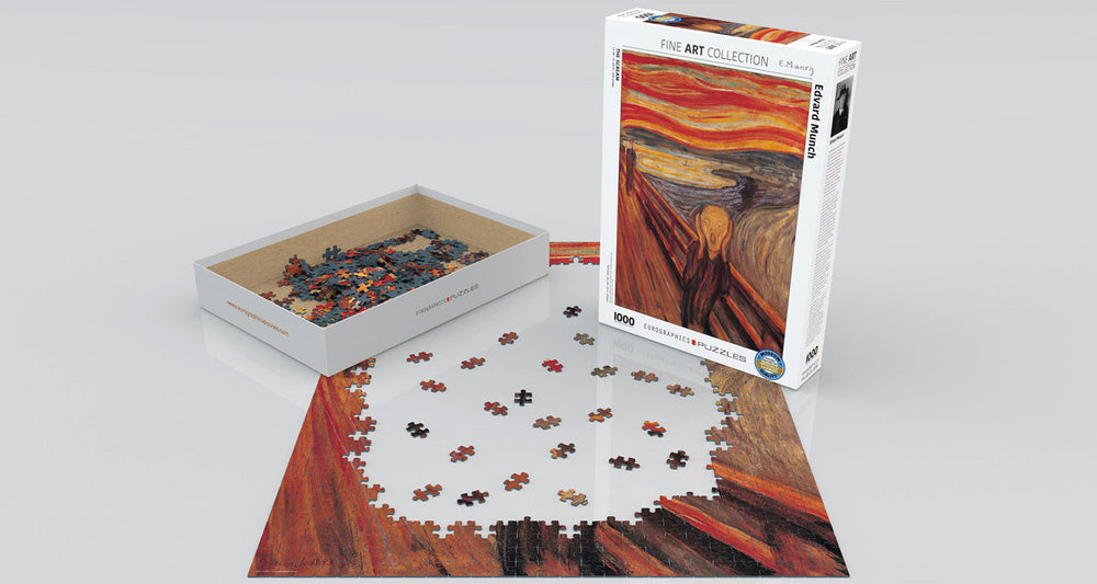 Puzzle: Fine Art Masterpieces -  The Scream by Edvard Munch (ONLINE ORDER ONLY)