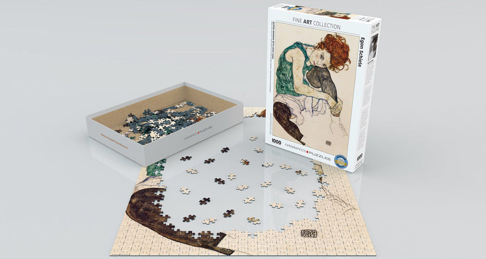 Puzzle: Fine Art Masterpieces - The Artist's Wife by Egon Schiele (ONLINE ORDER ONLY)
