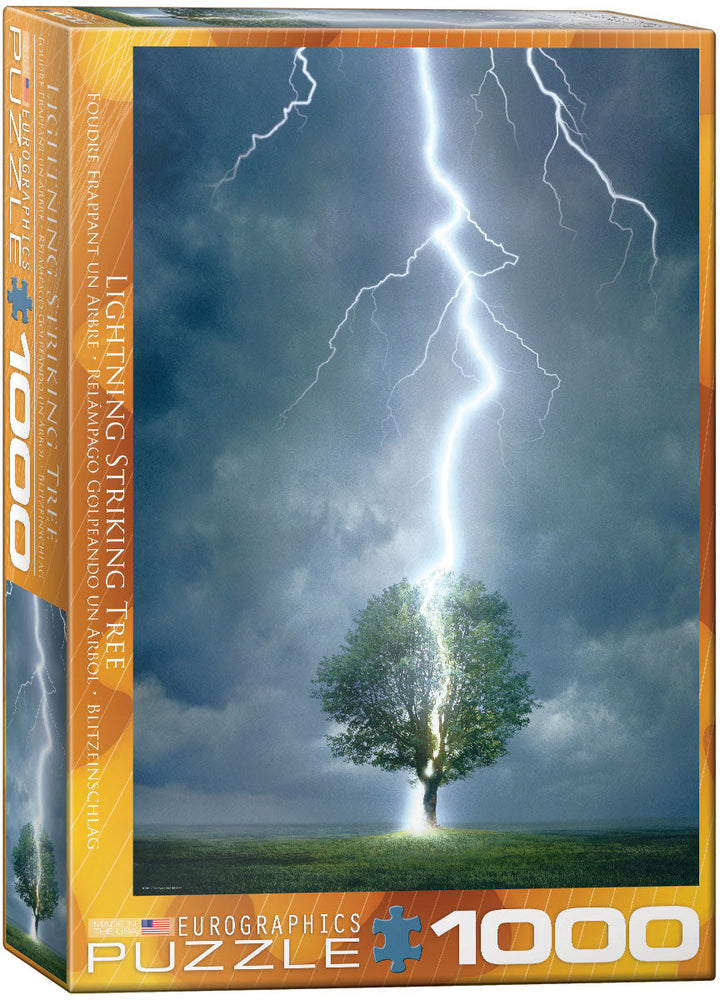 Puzzle: Scenic Photography - Lightning Striking Tree (ONLINE ORDER ONLY)